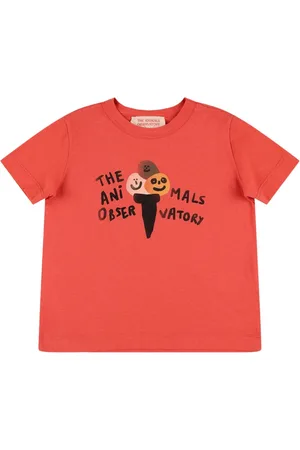 The Animals Observatory Printed Cotton Jersey T-shirt