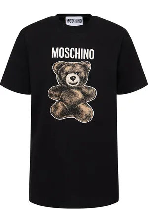 Moschino Logo Printed Cotton Jersey T-shirt