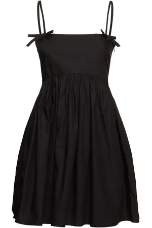 Ganni Cotton Poplin Mini Dress