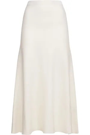 GABRIELA HEARST Freddie Wool Blend Knit Midi Skirt