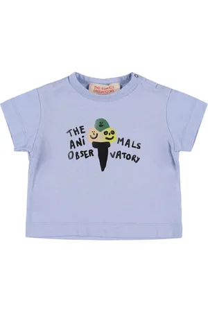 The Animals Observatory Printed Cotton Jersey T-shirt