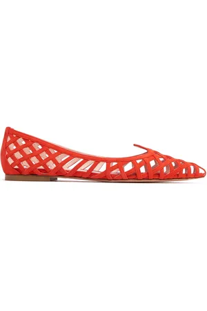 Roger Vivier 10mm I Love Vivier Leather Ballerinas