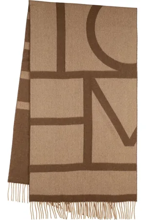Totême Monogram Jacquard Wool Scarf