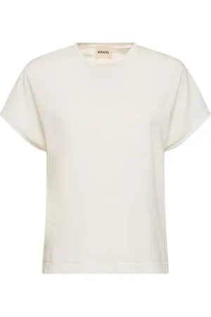 Khaite Devra Cotton Blend Jersey T-shirt