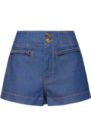 ZIMMERMANN Wylie Stretch Denim Shorts
