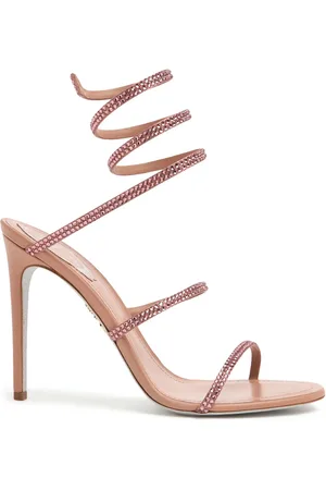 RENE CAOVILLA 105mm Satin & Crystal Sandals