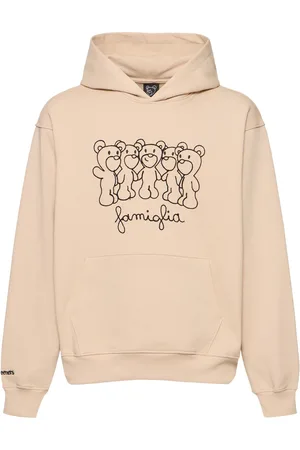 INBETWEENERS Unisex "famiglia" Embroidered Hoodie