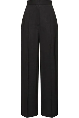 The Row Gordon High Rise Wool Wide Pants