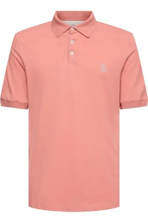 Brunello Cucinelli Cotton Piquet Logo Polo