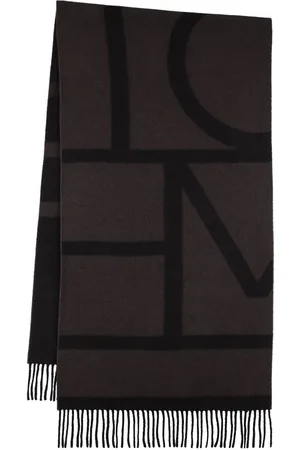 Totême Monogram Jacquard Wool Scarf