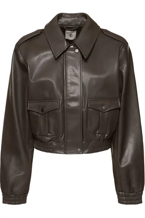 THE GARMENT Brooklyn Leather Bomber Jacket