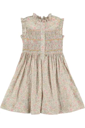 BONPOINT Printed Cotton Sleeveless Dress