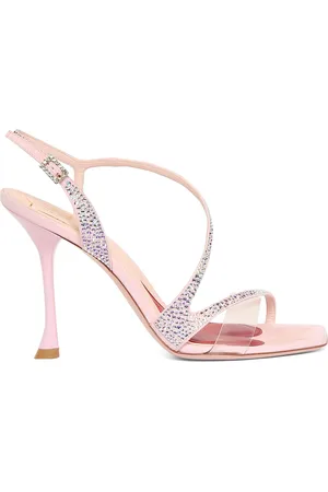 Roger Vivier 100mm I Love Vivier Crystal Sandals