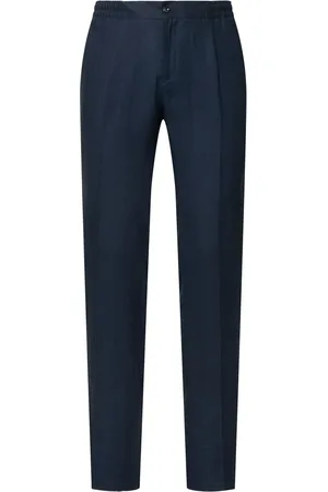 Kiton Pleated Linen Pants