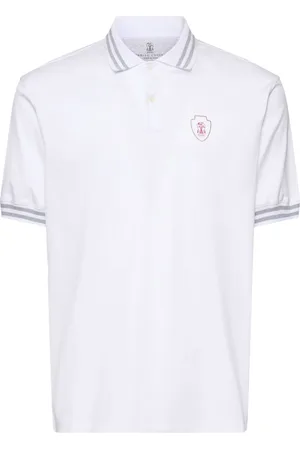 Brunello Cucinelli Cotton Jersey Tennis Polo