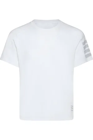 Thom Browne 4-bar Stripe Cotton Jersey T-shirt