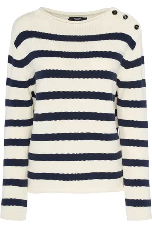 Max Mara Vibo Striped Cotton Sweater