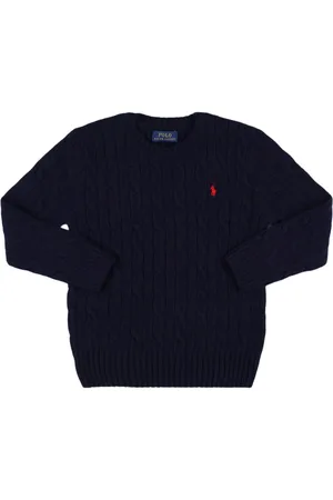 Ralph Lauren Wool & Cashmere Knit Sweater W/logo