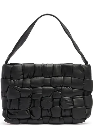 St Agni Mini Textured Woven Tote Bag