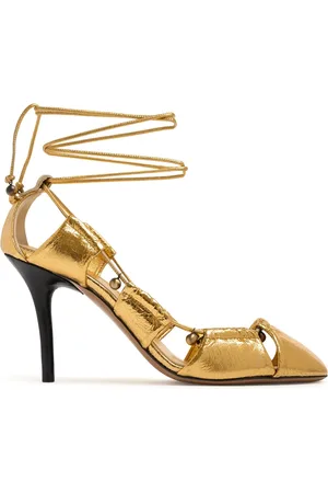 Chloé 90mm Luna Leather Pumps