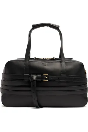 Moschino Tie Me Leather Shoulder Bag