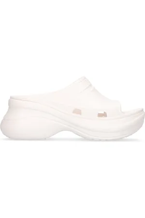 Balenciaga 85mm Rubber Pool Slide Sandals