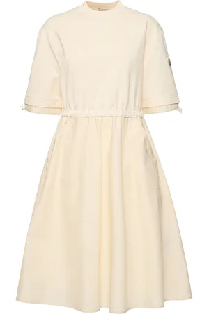 Moncler Cotton Fleece Jersey Dress