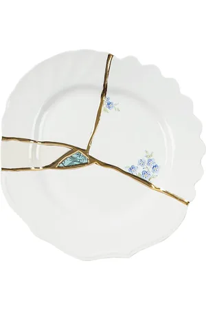 SELETTI Kintsugi Porcelain Fruit Plate