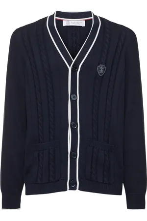 Brunello Cucinelli Cotton Knit Tennis Cardigan