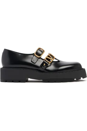 VALENTINO GARAVANI 45mm Vlogo Signature Leather May Janes