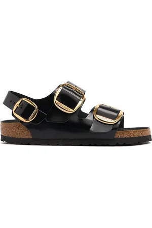 Birkenstock Milano Big Buckle Patent Leather Sandals