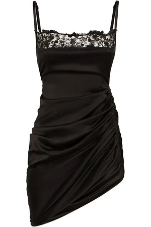 Jacquemus La Saudade Brodée Lace & Satin Dress