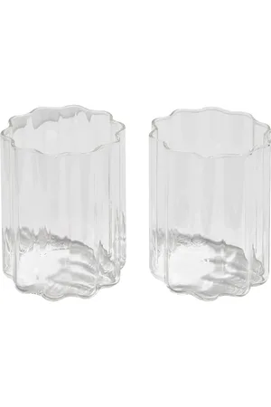 Fazeek Set Of 2 Wave Glasses