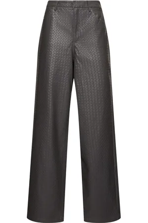 ROTATE Braid Print Tech High Rise Pants
