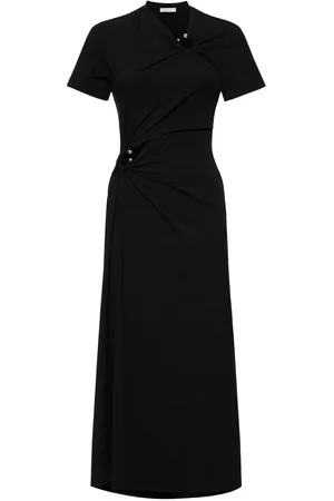 Paco rabanne Draped Jersey Long Dress