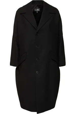 Maison Margiela Heavy Wool Blend Gabardine Coat