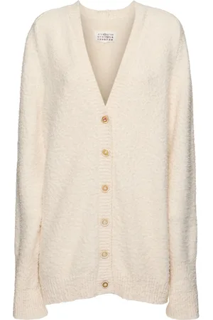 Maison Margiela Oversized Pilled Cotton Blend Cardigan