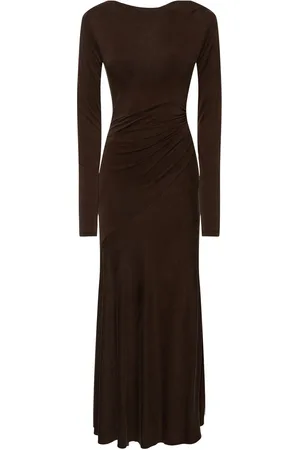 The Andamane Saba Suede-touch Jersey Midi Dress