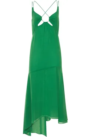 The Andamane Layla Stretch Silk Georgette Midi Dress