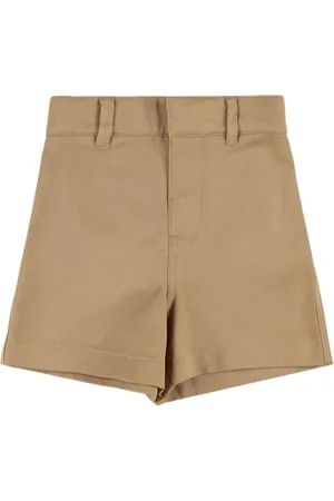 Burberry Cotton Blend Gabardine Shorts