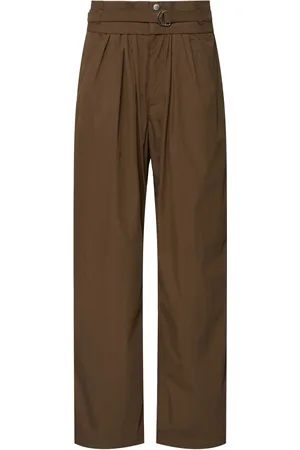 Marant Etoile Celia High Rise Cotton Blend Wide Pants
