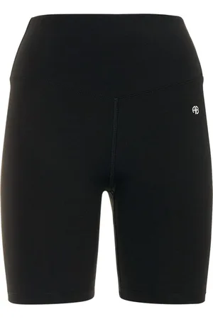 ANINE BING Blake Stretch Biker Shorts