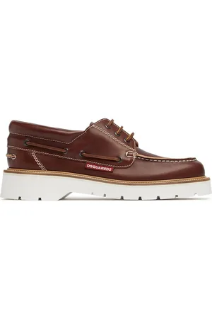 Dsquared2 Leather Boat Shoes