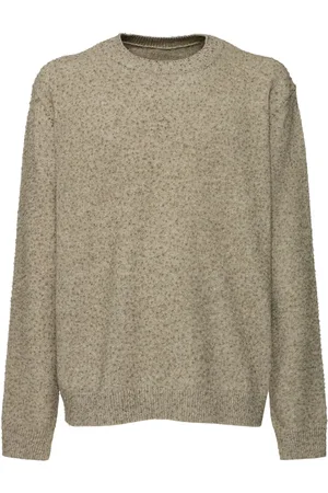 Maison Margiela Wool & Cotton Crewneck Sweater