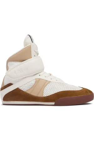 Chloé Kick Lace-up Leather High Top Sneakers