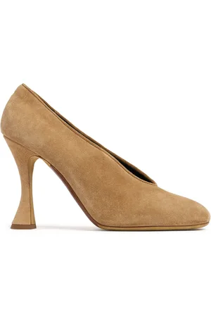 Moschino 100mm Suede Pumps