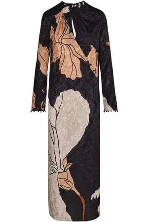 JOHANNA ORTIZ Esencia Feminina Jacquard Dress W/cutout