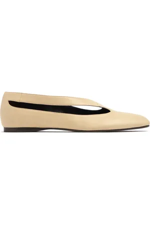 Khaite 10mm Diana Leather Ballerina