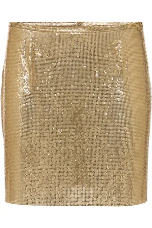 Paco rabanne Mesh Mini Skirt