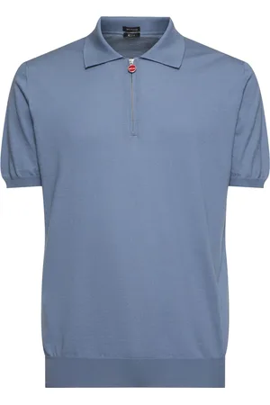 Kiton Cotton Zipped Polo